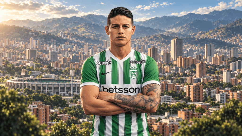 Rodríguez Returns Home in Stunning Atlético Nacional Transfer