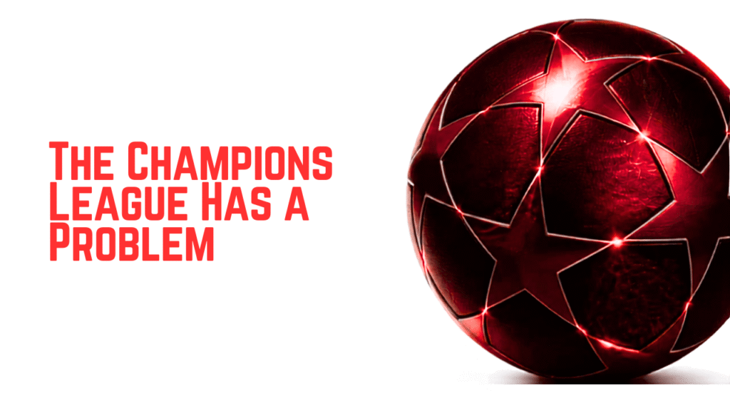 UEFA Champions League trophy representing