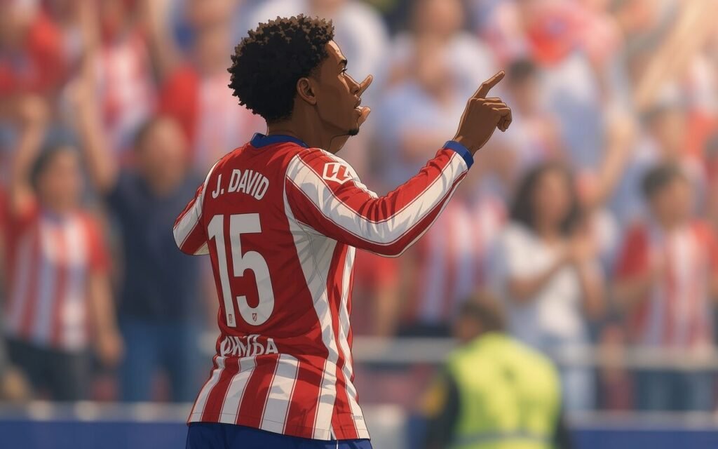 David celebrates