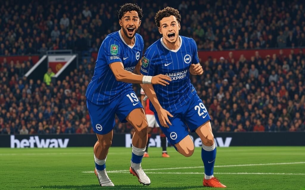 Carabao Cup defeat to Brighton at Old Trafford