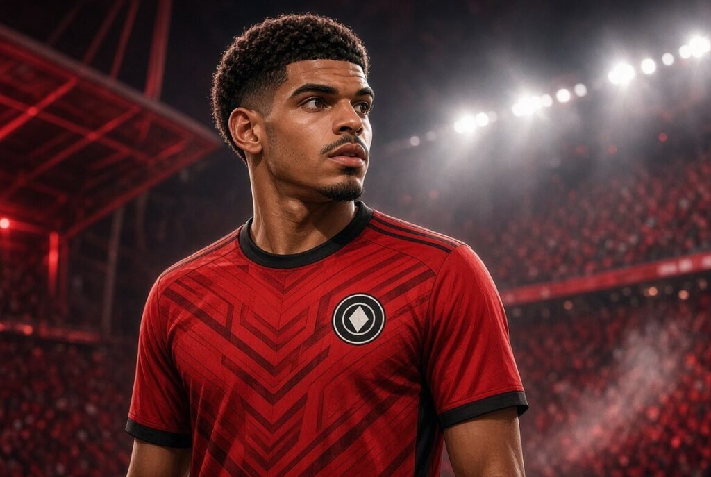Morgan Gibbs-White in Nottingham Forest colours as Bayern Munich reportedly monitor the England midfielder.