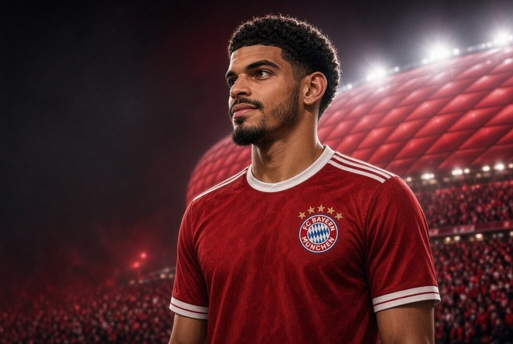 Morgan Gibbs-White celebrates for Nottingham Forest amid reported Bayern Munich transfer interest.