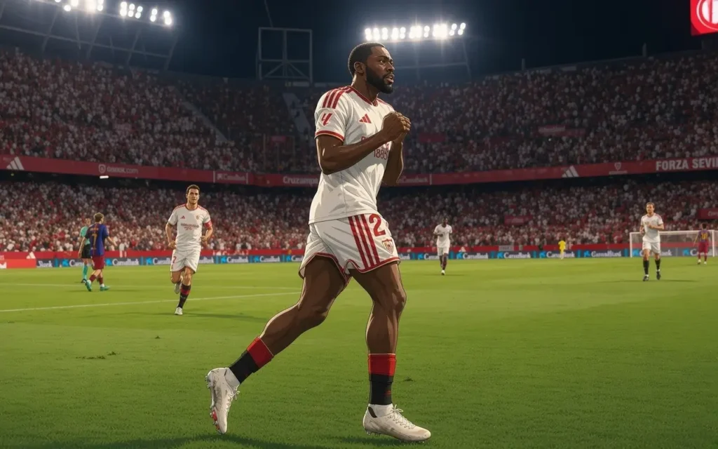 Raphinha celebrates his second consecutive hat-trick after scoring all three goals in Barcelona’s 3-1 LaLiga victory over Sevilla