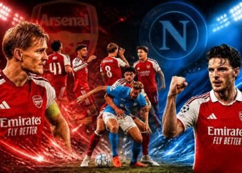 Napoli vs Arsenal UEFA Champions League match
