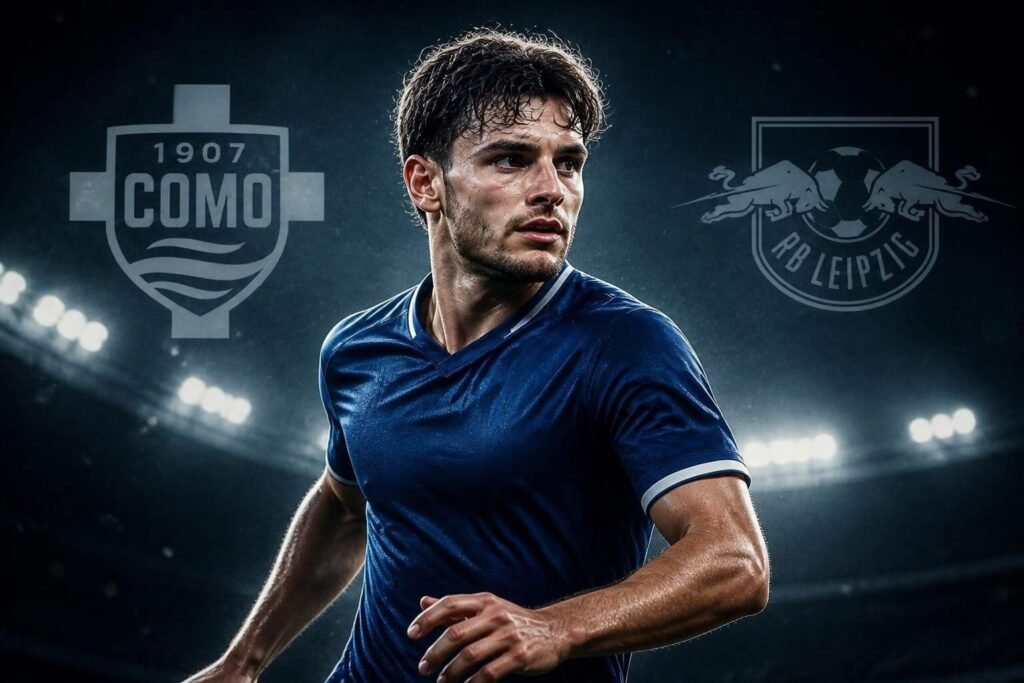 Como against RB Leipzig 4-1