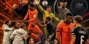 Netherlands against Germany in the UEFA Nations League.