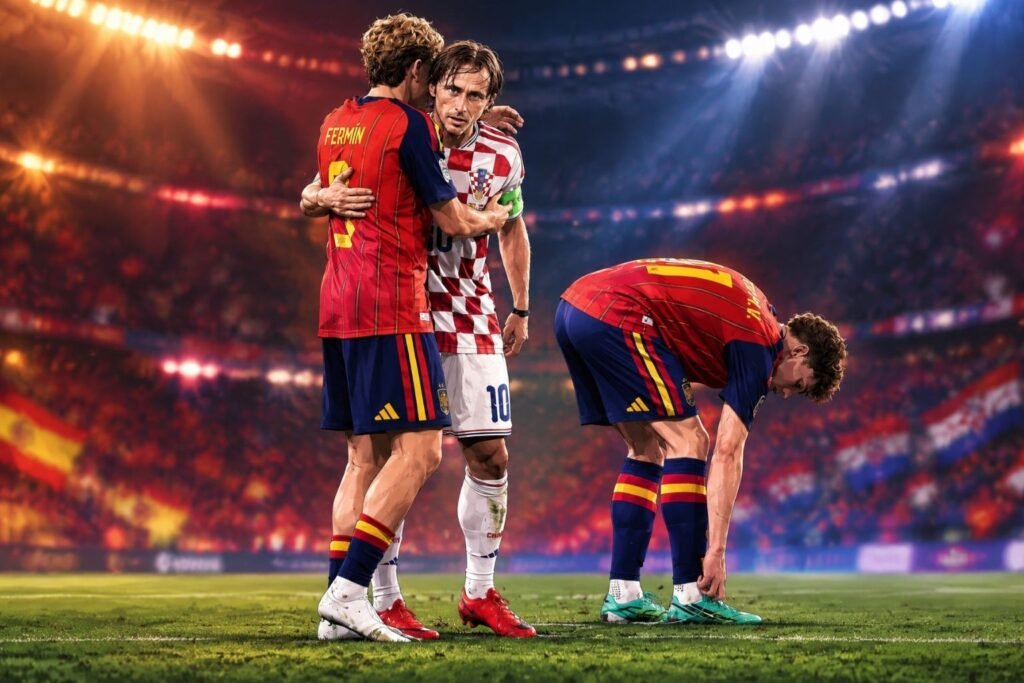 Spain vs Croatia 4-1