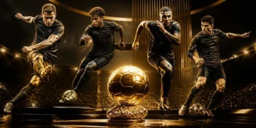 Harry Kane, Lamine Yamal, Kylian Mbappé and Rodri represented in a Ballon d’Or 2026